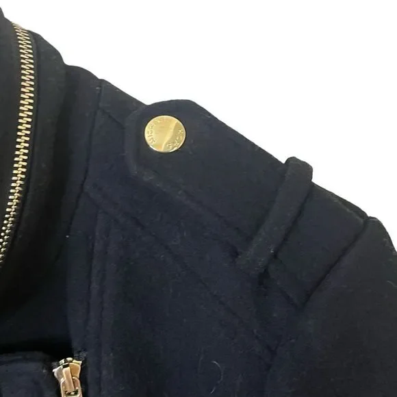 MICHAEL Michael Kors Asymmetrical Coat Sz L - Picture 4 of 12